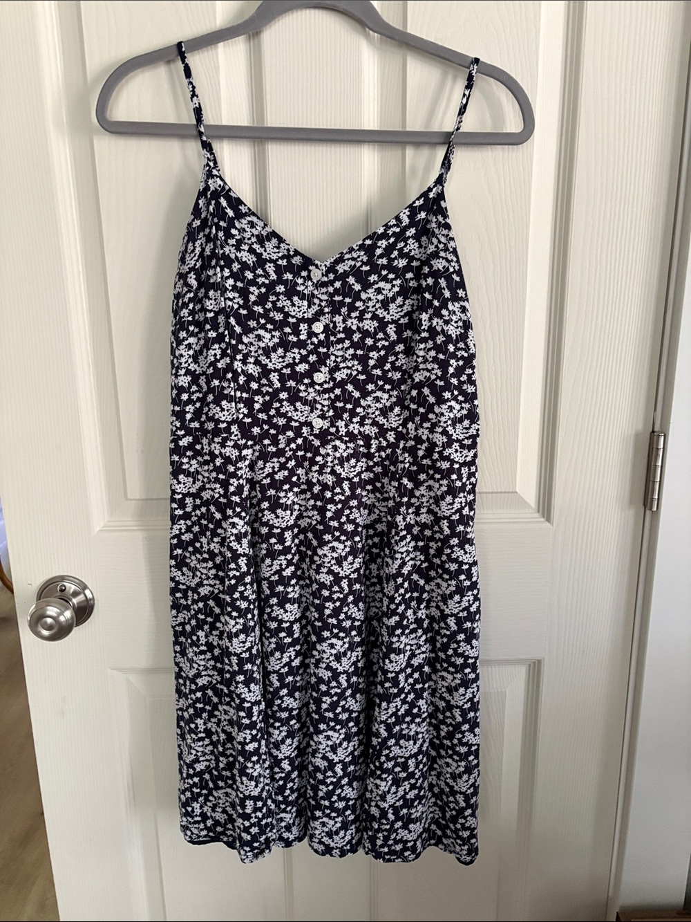 GAP Black & White Floral Midi Sundress